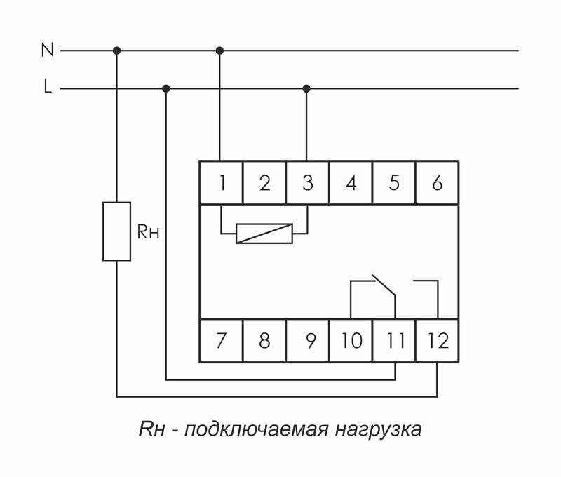 Реле времени PCR-513 8А 230В 1 перекл. IP20 задержка включ. монтаж на DIN-рейке F&F EA02.001.003