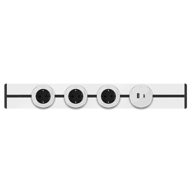 Systeme Electric MultiTrack Шина открытой установки трековой системы 80 см Белый