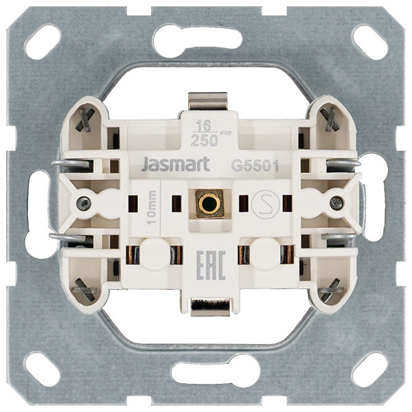 Jasmart Розетка SHUKO© с защитными шторками 16A 250V~ 2P+T, цвет Тауп