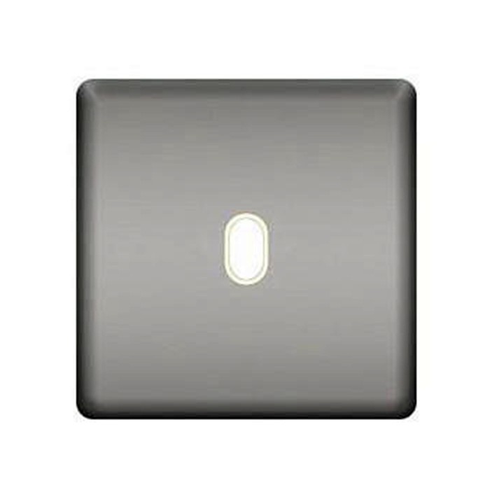 Накладка на тумблер FEDE, bright chrome//бежевый, FD04320CB-A
