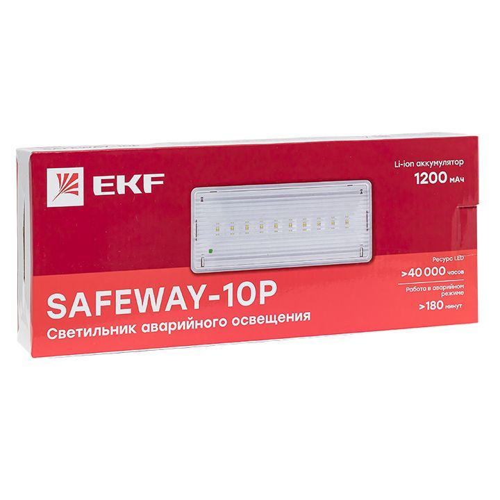 Светильник аварийного освещения SAFEWAY-10P пост. действия LED PROxima EKF dpa-203