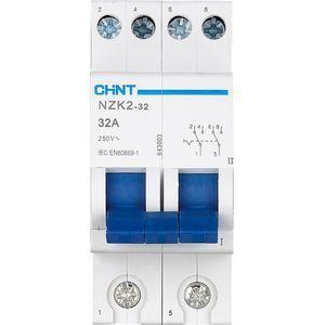 Переключатель модульный 2п 32А 2 полож. NZK2-32 CHINT 643003