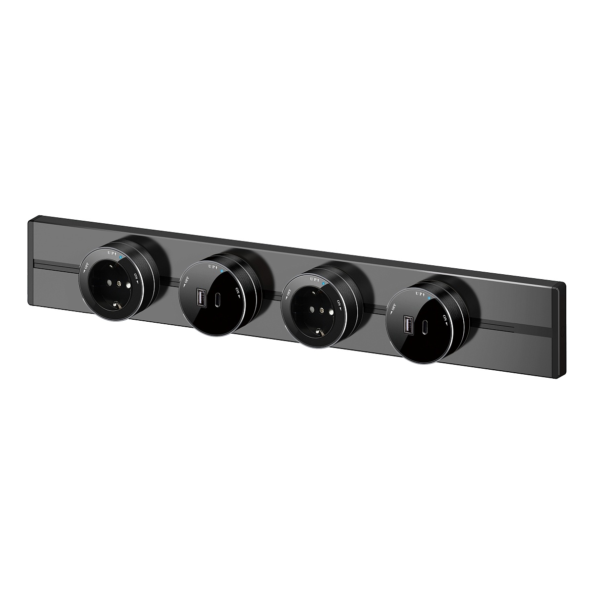 Systeme Electric MultiTrack Антрацит Шина скрытой установки трековой системы 100 см